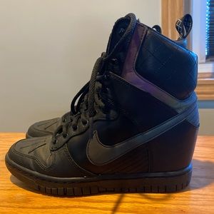 holographic NIKE sneaker wedge